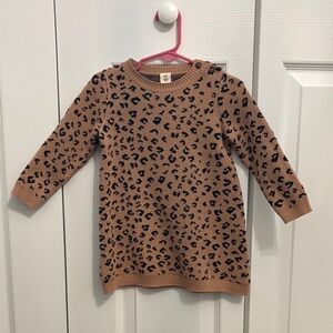 Tucker + Tate Brown Leopard Print Dress